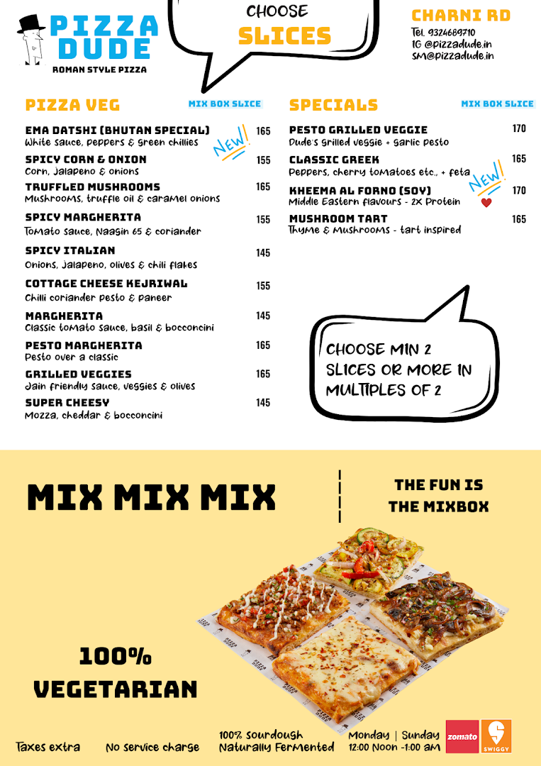 Pizza Dude - Sourdough Pizza Restaurant - Charni Road